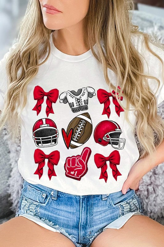 Coquette Football Graphic Tee