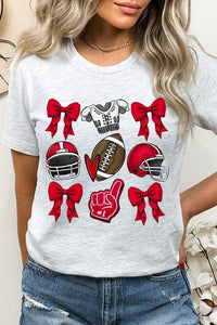 Coquette Football Graphic Tee