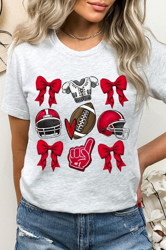 Coquette Football Graphic Tee