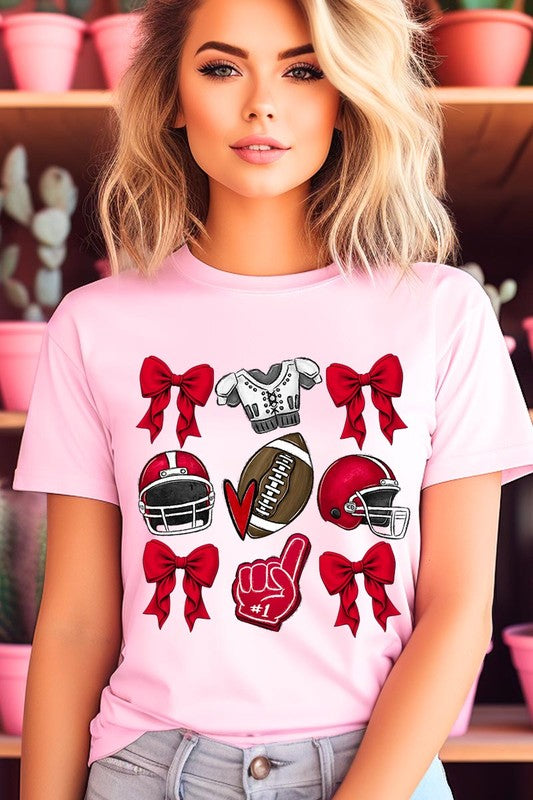 Coquette Football Graphic Tee