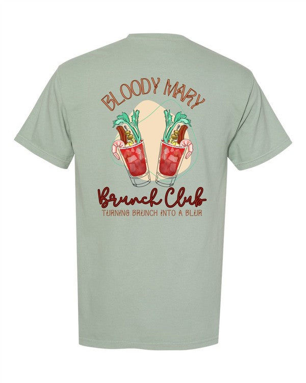 Bloody Mary Social Club Pocket Comfort Color Tee