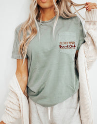 Bloody Mary Social Club Pocket Comfort Color Tee