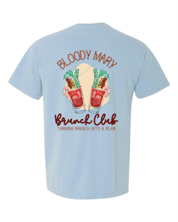 Bloody Mary Social Club Pocket Comfort Color Tee