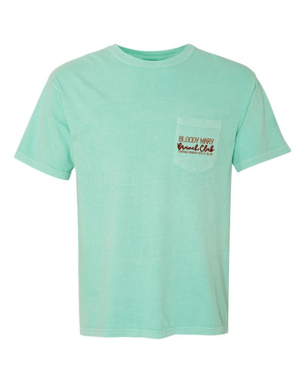 Bloody Mary Social Club Pocket Comfort Color Tee