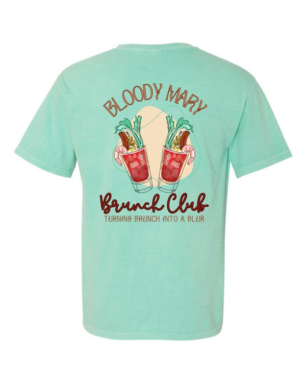 Bloody Mary Social Club Pocket Comfort Color Tee