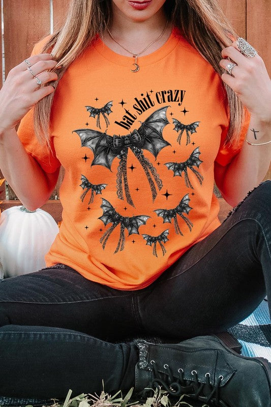 Halloween Bat shit crazy Graphic Tee