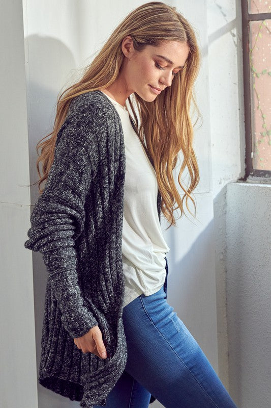 CHUNKY SWEATER KNIT CARDIGAN