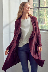 CHUNKY SWEATER KNIT CARDIGAN