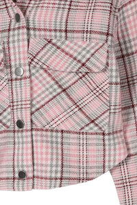 Plaid crop jacket