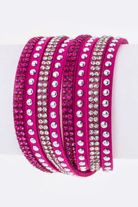 Mix Studs Slit Layer Cuff