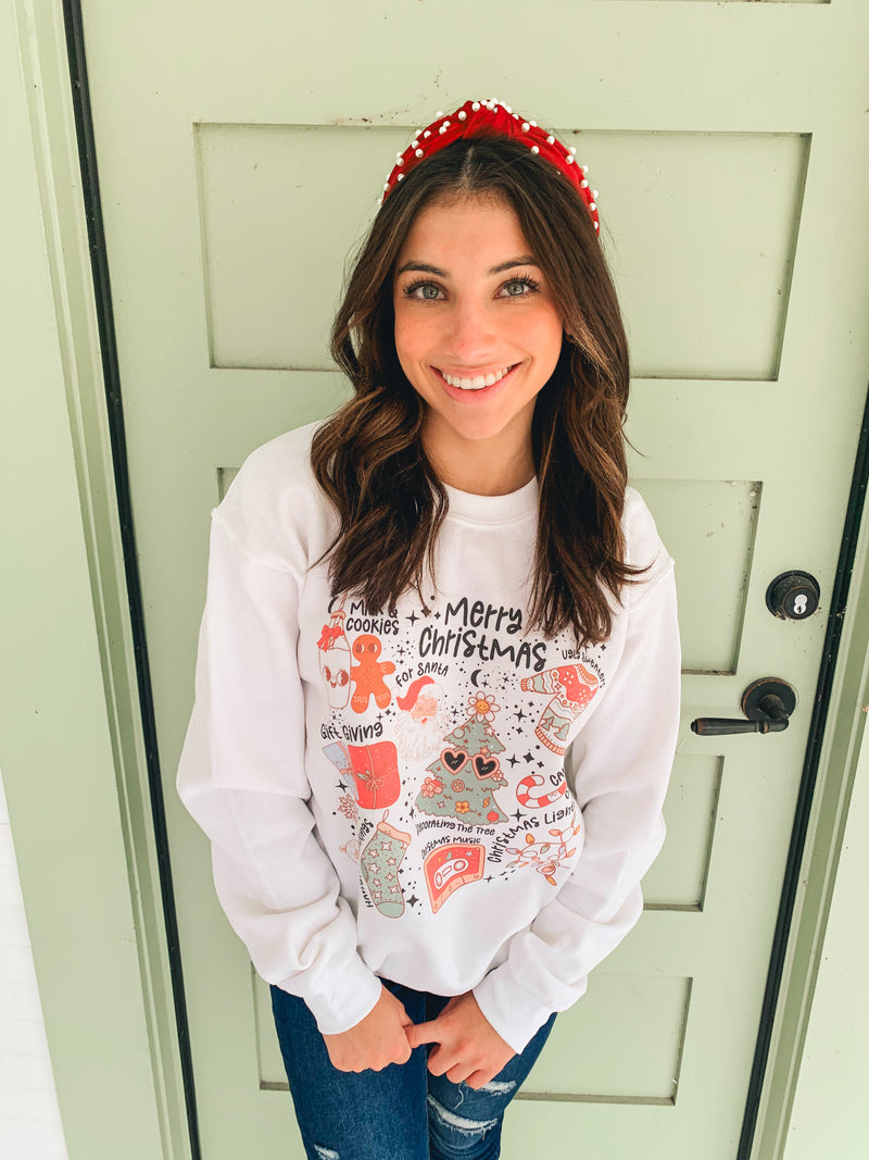 Retro Christmas Crewneck Sweatshirt