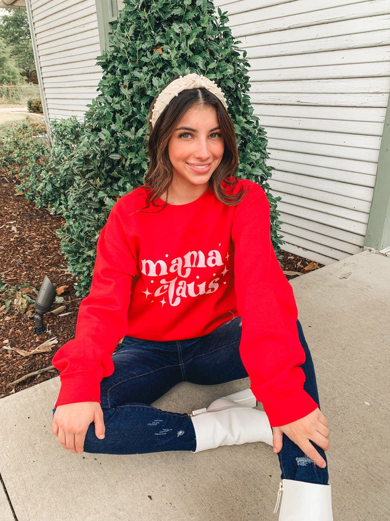 Mama Clause Crewneck Sweatshirt