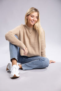 Mock Neck Pullover