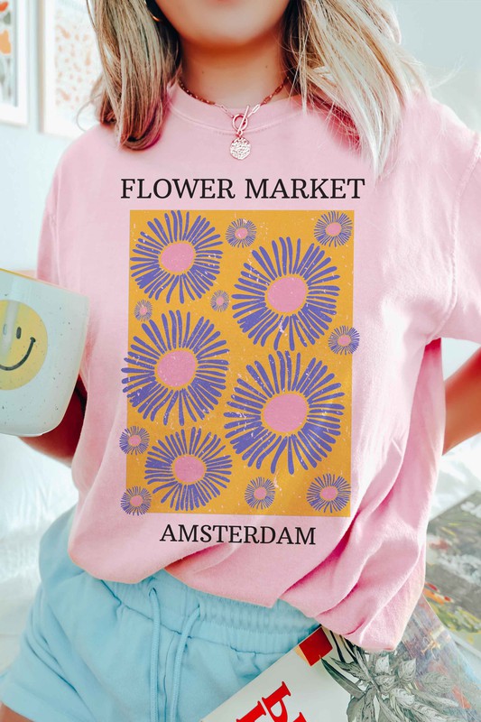 FLOWER MARKET AMSTERDAM Graphic T-Shirt