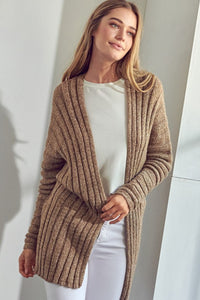 CHUNKY SWEATER KNIT CARDIGAN