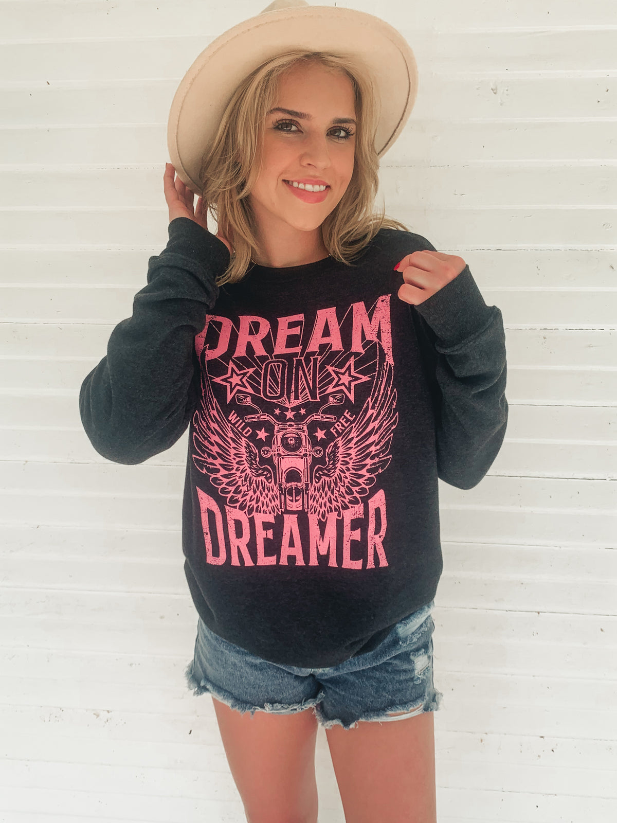 Dream on Dreamer Graphic Sweatshirt