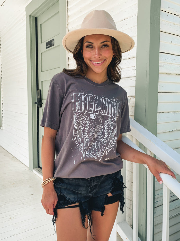Free Bird Rock and Roll Graphic Tee