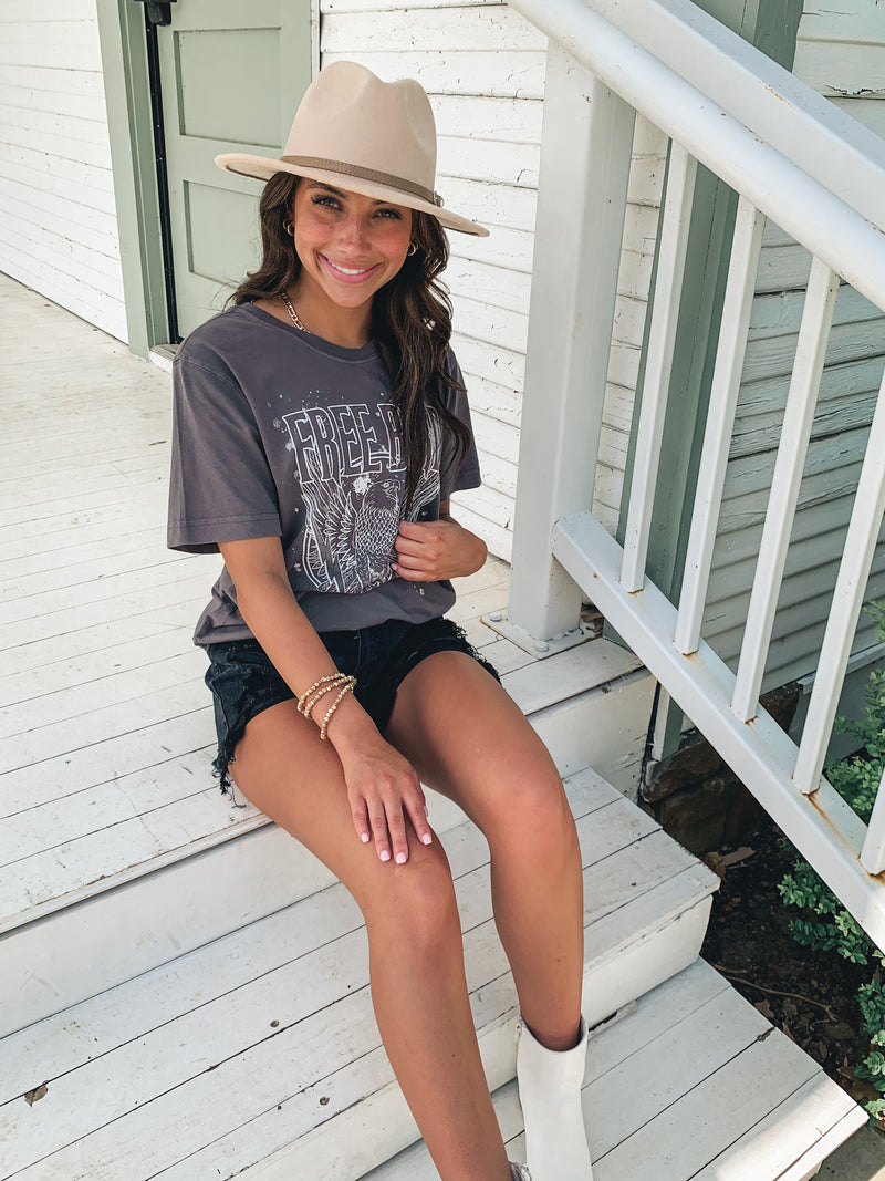 Free Bird Rock and Roll Graphic Tee