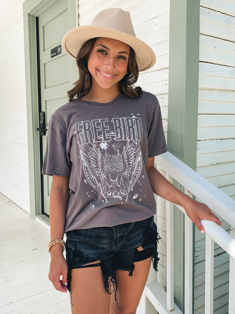 Free Bird Rock and Roll Graphic Tee