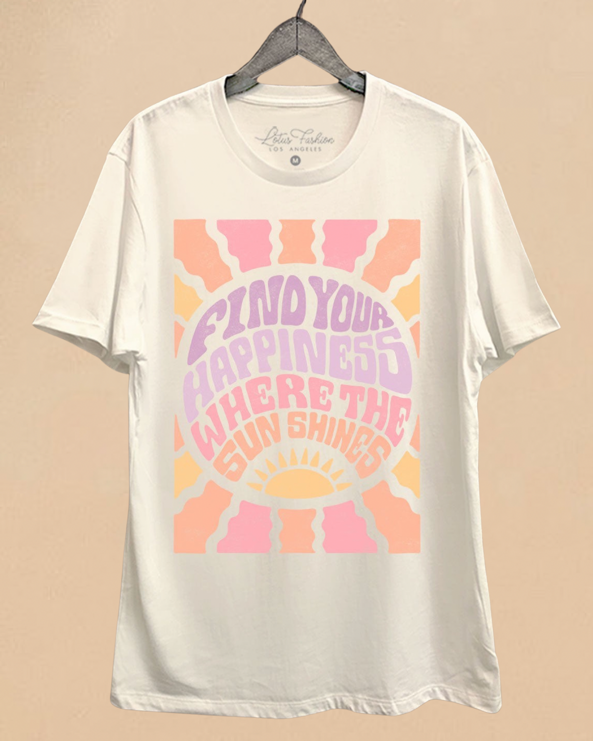 Find Your Happiness Graphic Top