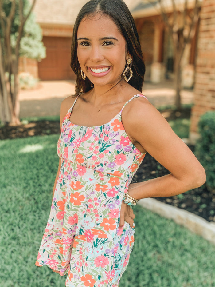 Floral Cami Romper