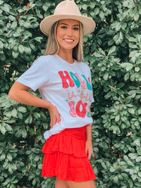 HOLLY JOLLY CHRISTMAS GRAPHIC T-SHIRT