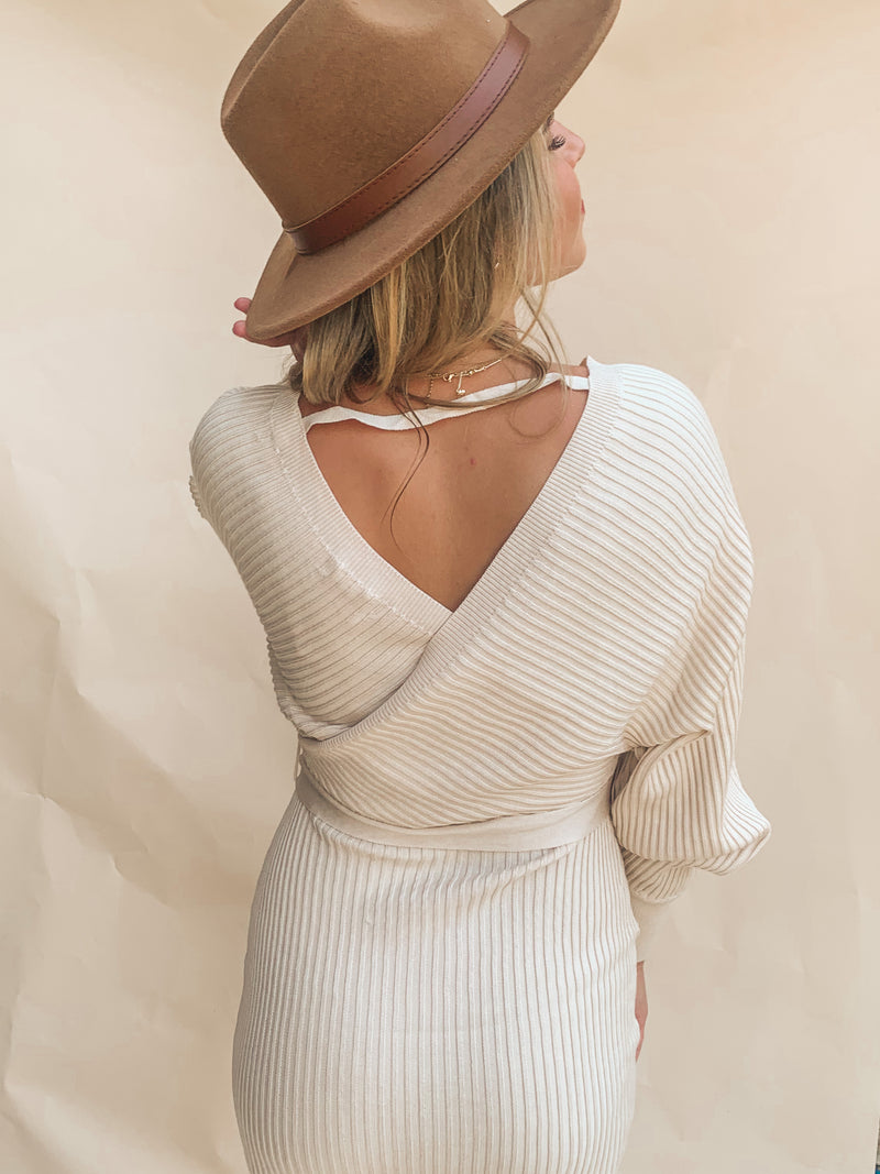 Best seller! BUTTER LONG SLEEVE WRAP DRESS