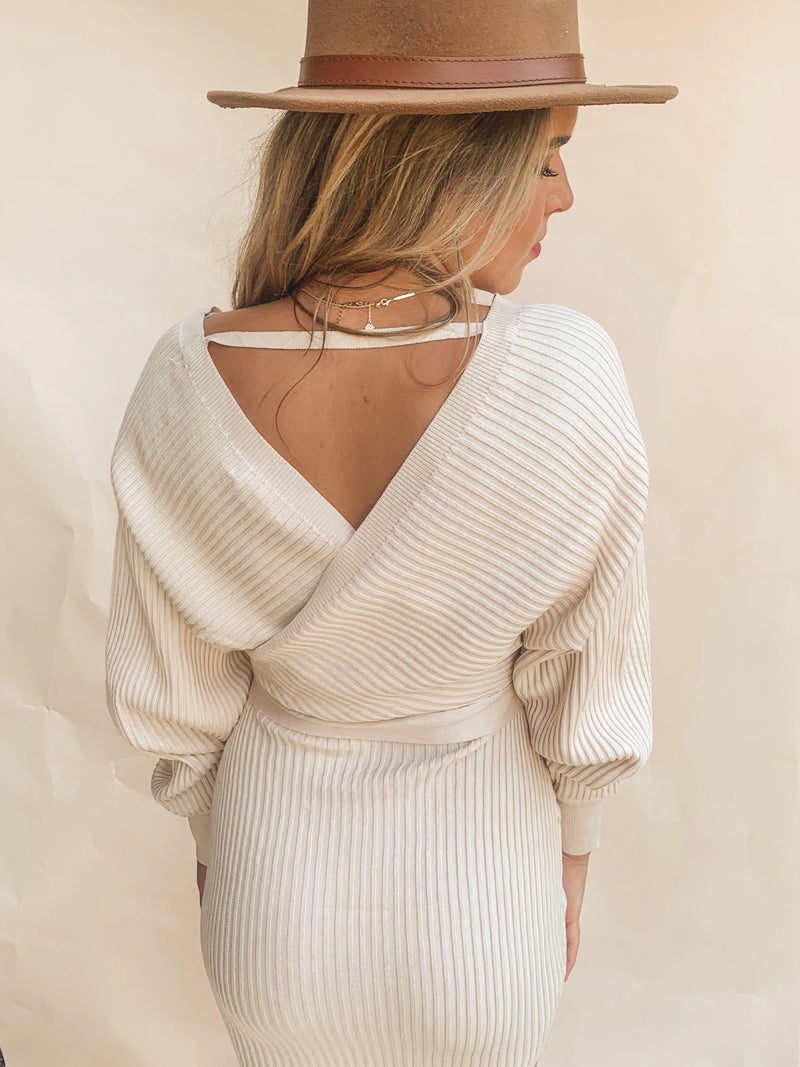 Best seller! BUTTER LONG SLEEVE WRAP DRESS