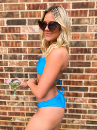 Turquoise Triangle Bikini (pieces sold separately)